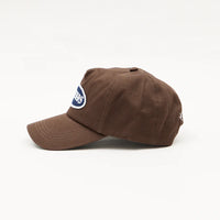 AFENDS SUMMIT RECYCLED FIVE PANEL CAP - COFFEE