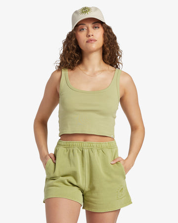 BILLABONG SUN GODDESS TANK- LIGHT AVOCADO