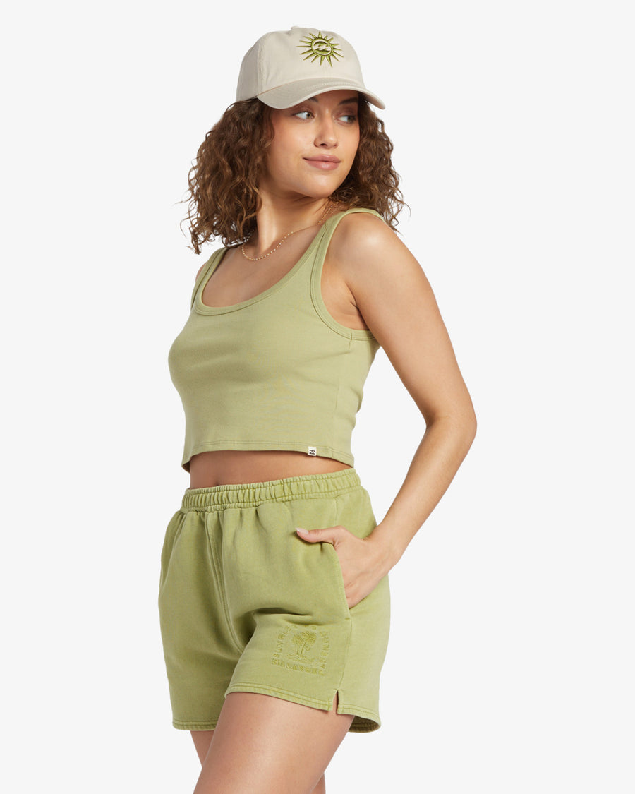 BILLABONG SUN GODDESS TANK- LIGHT AVOCADO