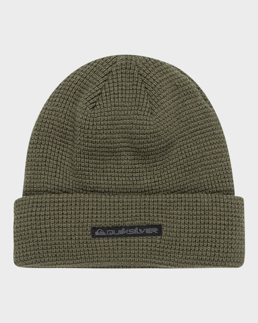 QUIKSILVER THE LOCAL CUFF BEANIE - GRAPE LEAF