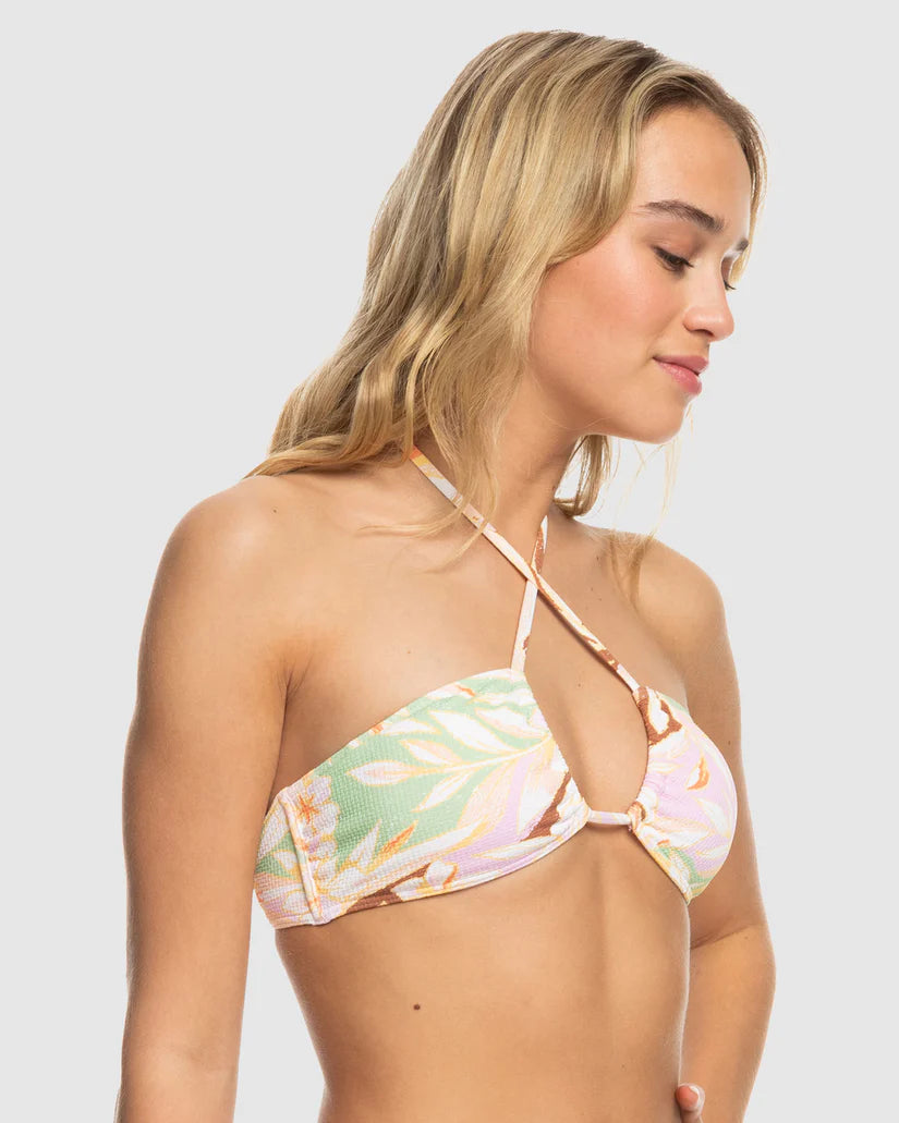 ROXY MEADOW FLOWERS FASHION TRI BIKINI TOP