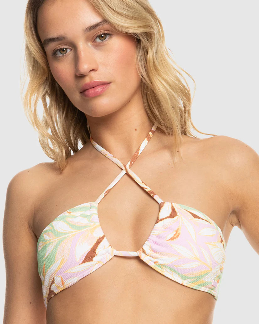 ROXY MEADOW FLOWERS FASHION TRI BIKINI TOP