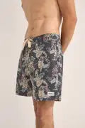RHYTHM TROPICAL PAISLEY TRUNK - BLACK