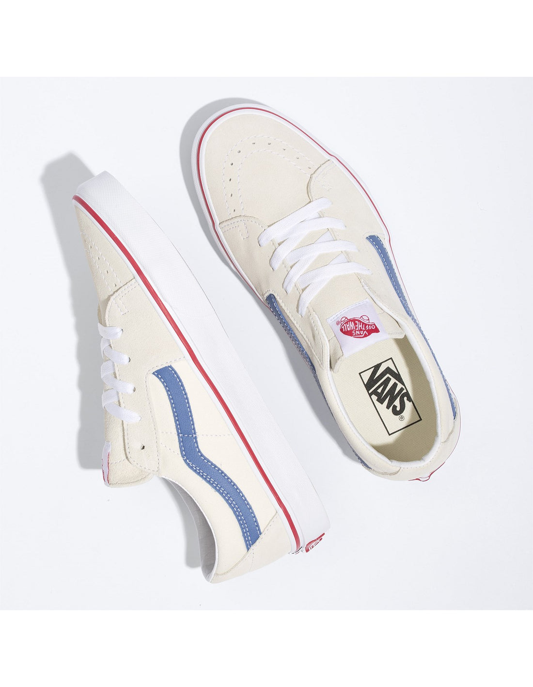 VANS SK8-LOW- WHITE /NAVY