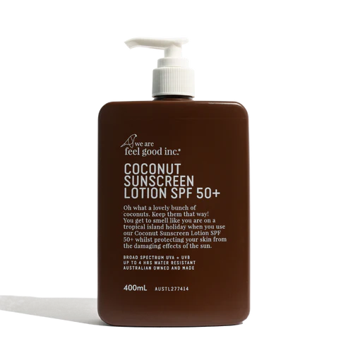 WE ARE FEEL GOOD INC COCONUT SUNSCREEN 400mL SPF 50+