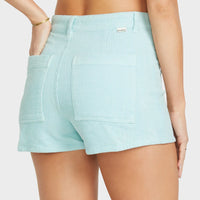 BILLABONG WOMENS FREE FALL CORD SHORTS - MINT