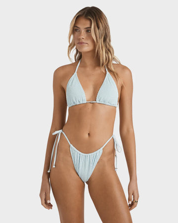 BILLABONG WOMENS SUMMER HIGH REMI TRI TOP - SKY BLUE