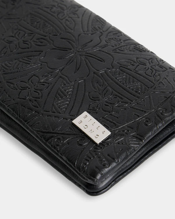 BILLABONG TROPICAL RHAPSODY KIRRA WALLET - BLACK