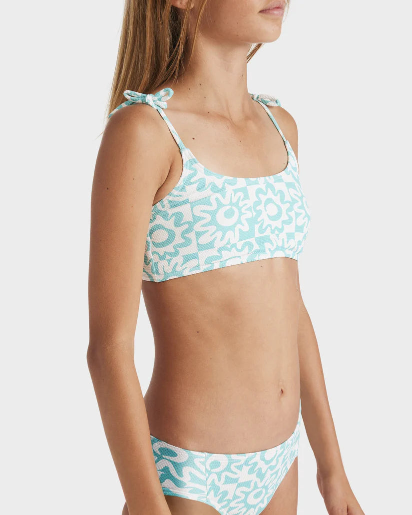 BILLABONG GIRLS LOST ON YOU TRILET SET - MISTY BLUE