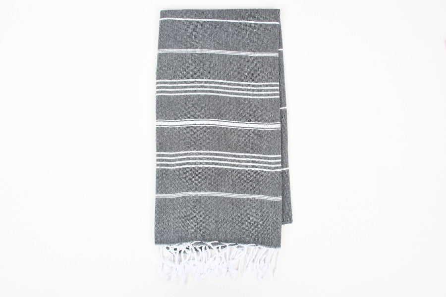 Handwoven Turkish Cotton Blue / Beach Towel