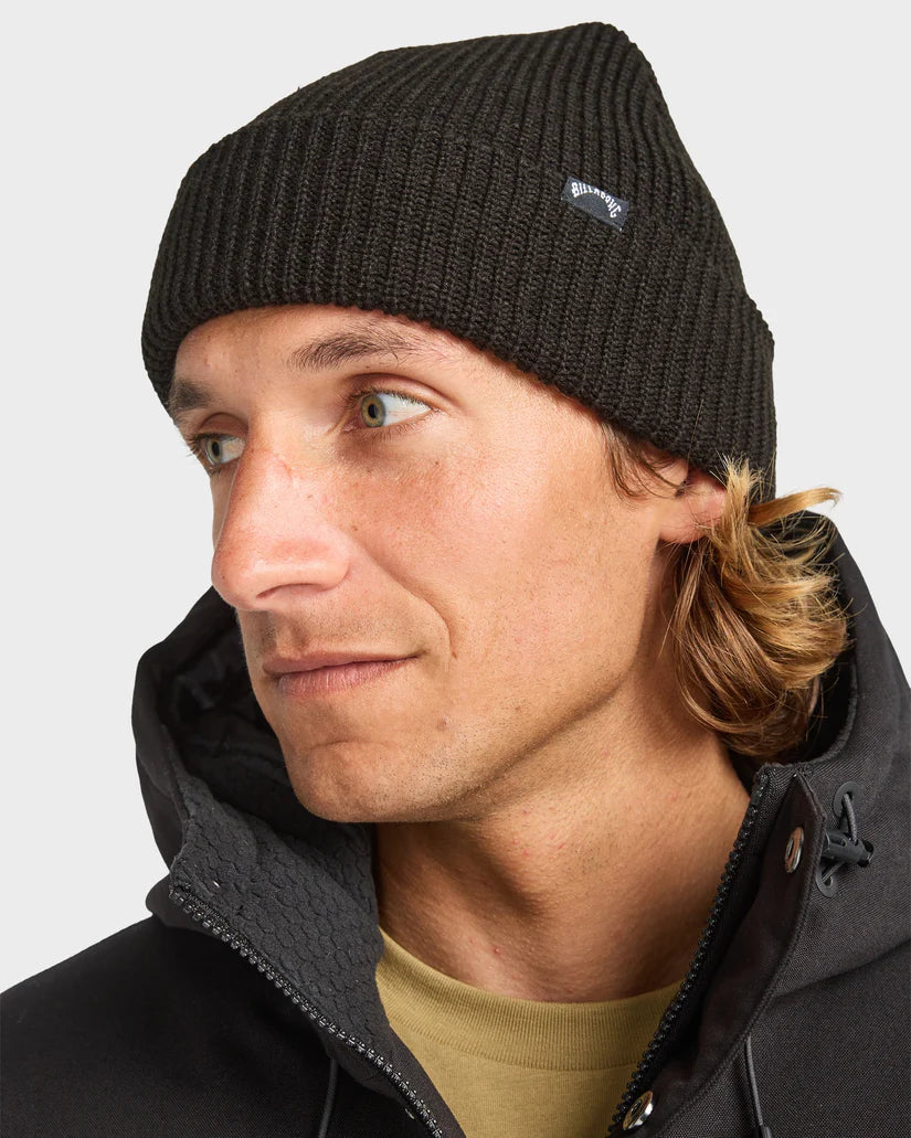 BILLABONG MENS ARCADE BEANIE - BLACK