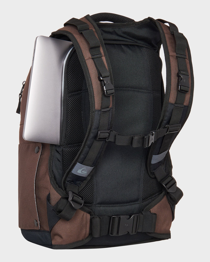 QUIKSILVER GRENADE BACKPACK - CHOCOLATE BROWN