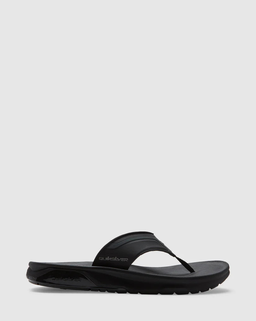 QUIKSILVER MATHODIC RECOVERY SANDALS - BLACK 1
