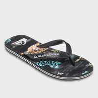QUIKSILVER MOLOKAI ART 25 THONGS - BLACK NATURAMA
