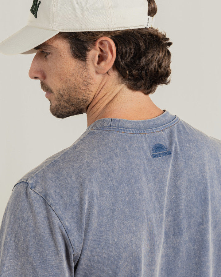 RHYTHM AWAKE BAND T-SHIRT - INDIGO