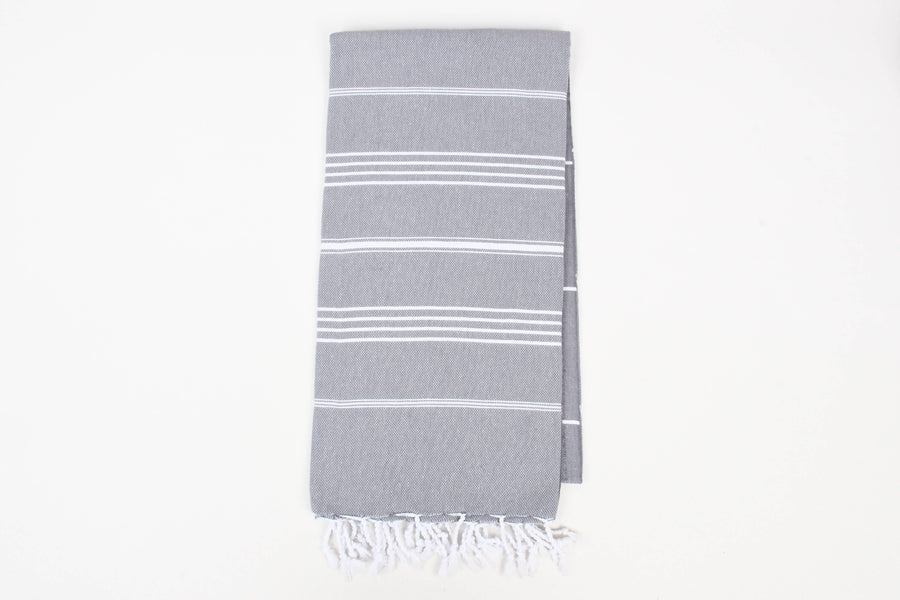 Handwoven Turkish Cotton Army Green / Beach Towel