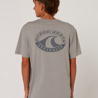 OCEAN AND EARTH BIG MENS WAVE HERITAGE TEE -