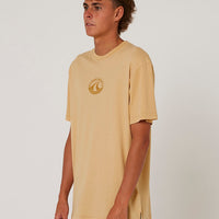 OCEAN AND EARTH BIG MENS WAVE HERITAGE TEE -