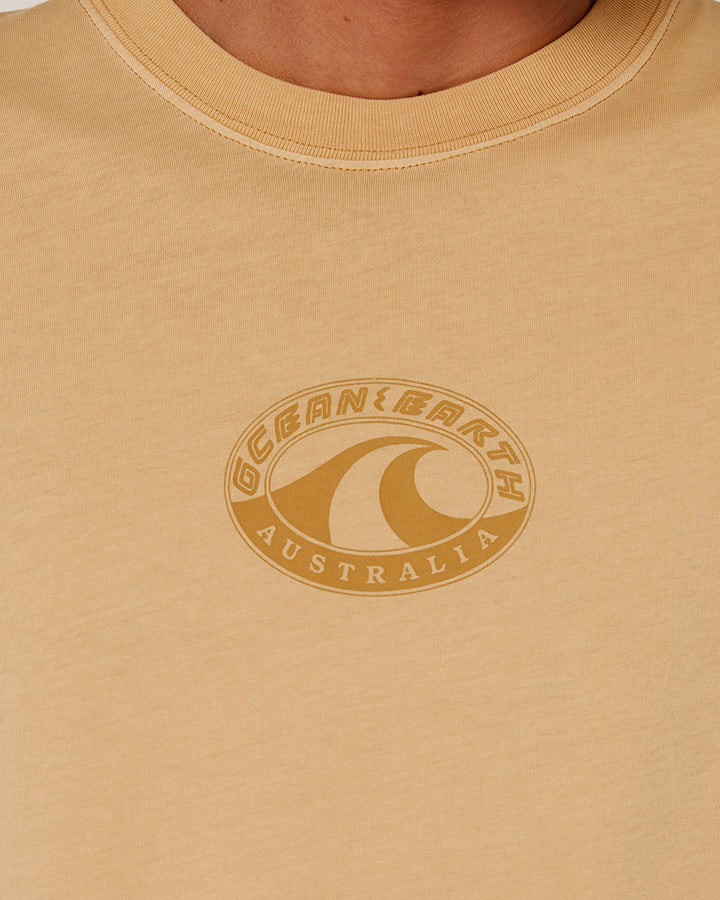 OCEAN AND EARTH BIG MENS WAVE HERITAGE TEE -