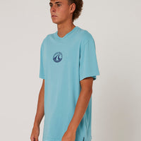OCEAN AND EARTH BIG MENS WAVE HERITAGE TEE -