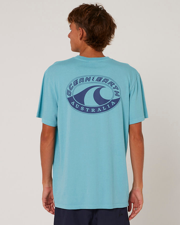 OCEAN AND EARTH BIG MENS WAVE HERITAGE TEE -