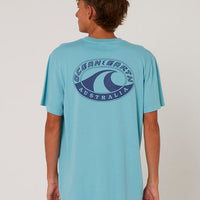 OCEAN AND EARTH BIG MENS WAVE HERITAGE TEE -