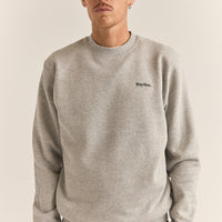 RHYTHM BRAND FLEECE CREW - GREY HEATHER