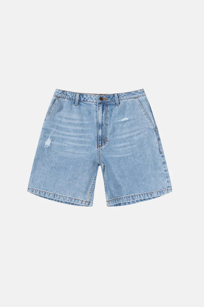 RHYTHM SUBTLE DISTRESS SHORT - BLUE