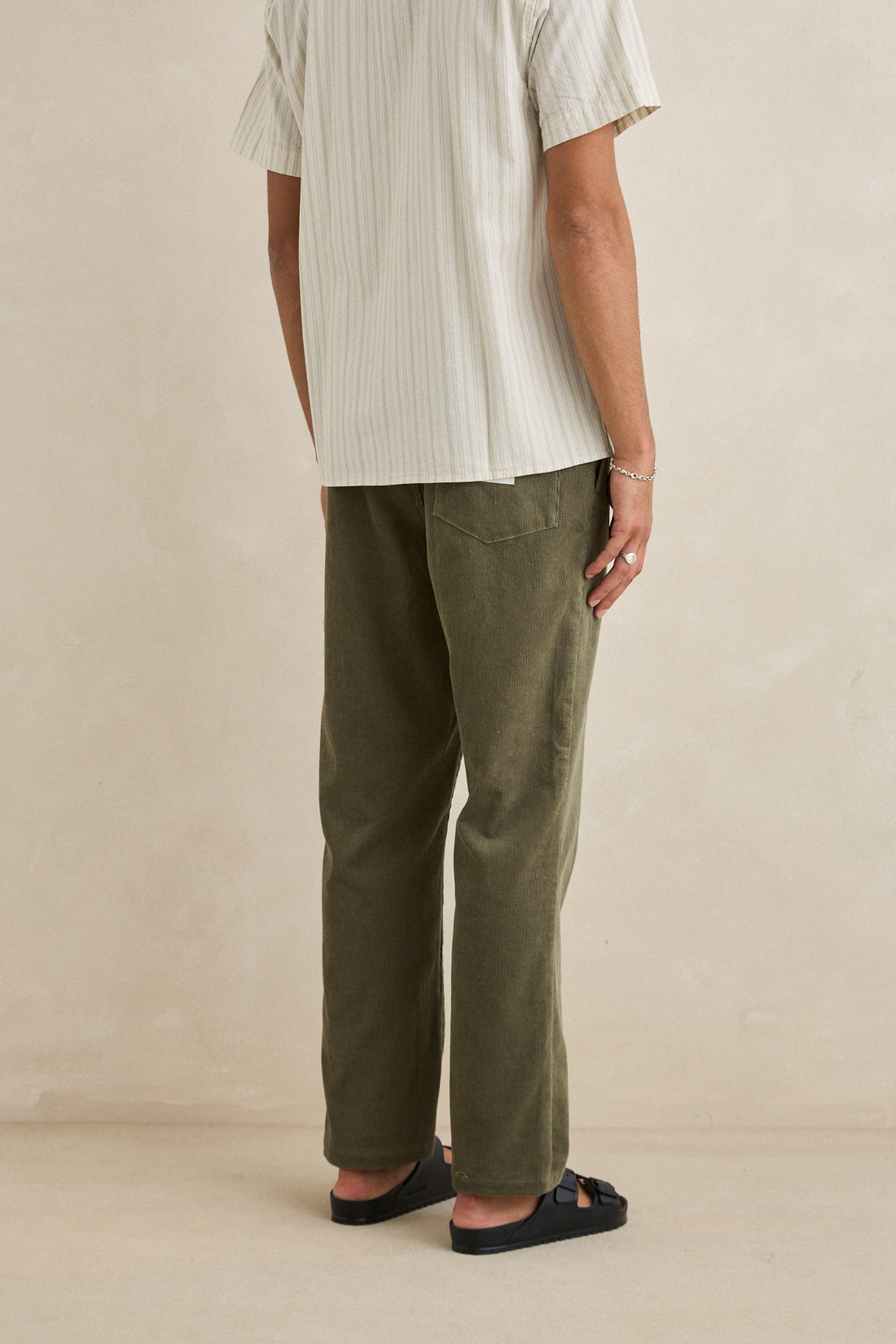 RHYTHM MENS CORD JAM PANT - OLIVE