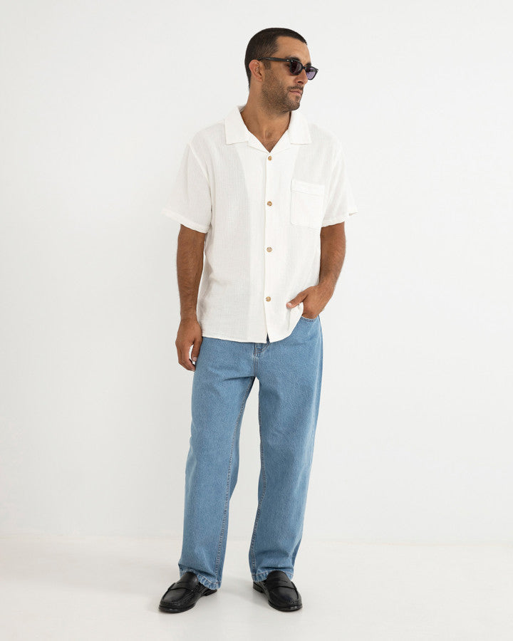 RHYTHM DAYTONA SS SHIRT - WHITE