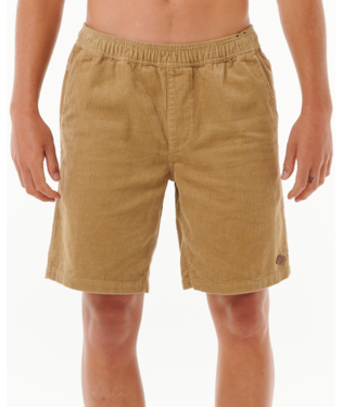 RIP CURL CLASSIC SURF CORD VOLLEY - DARK KHAKI