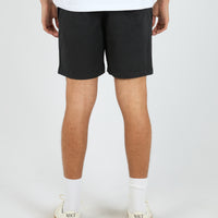 SILENT THEORY ELASTIC WAIST SHORT - BLACK