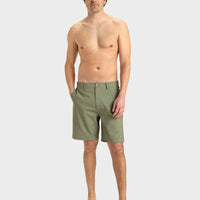 QUIKSILVER UNION HEATHER 19" AMPHIBIAN BOARDSHORTS - GRAPE LEAF
