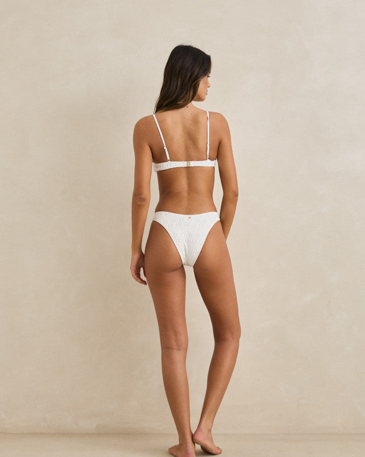 RHYTHM GIGI HI CUT PANT - WHITE