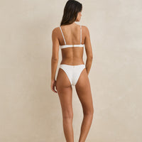 RHYTHM GIGI HI CUT PANT - WHITE