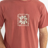 RHYTHM GRANGE VINTAGE SS T-SHIRT - VINTAGE CLAY