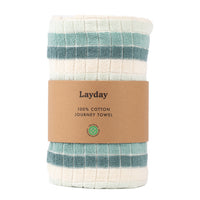 LAYDAYS HORIZON BEACH TOWEL - MARINE