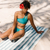 LAYDAYS HORIZON BEACH TOWEL - MARINE