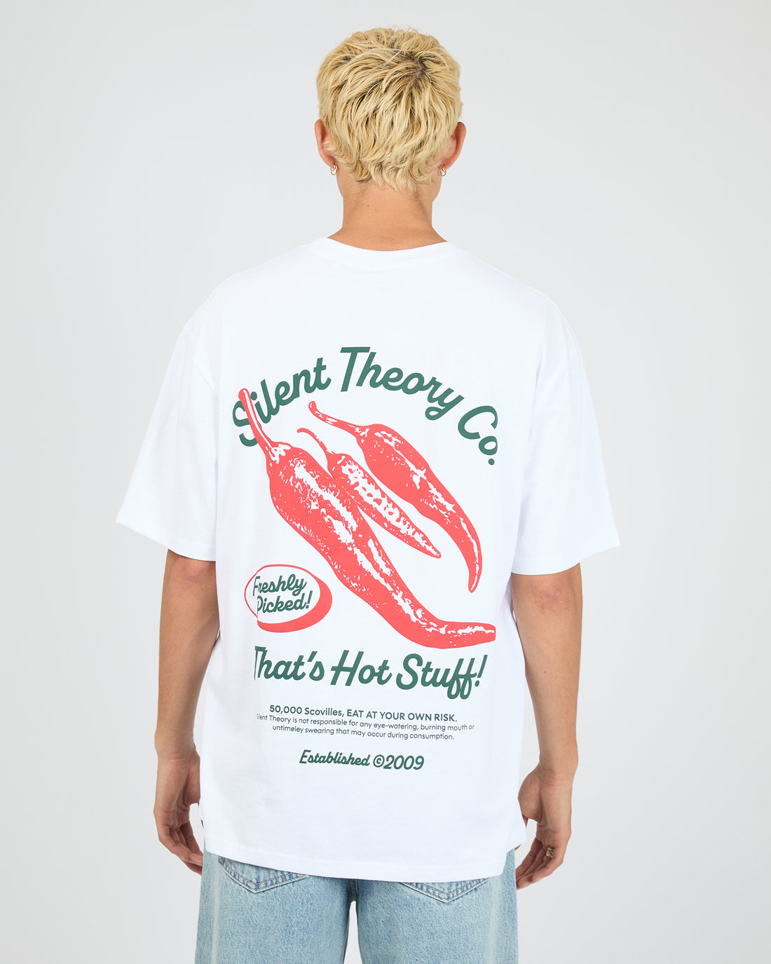 SILENT THEORY HOT STUFF TEE - WHITE