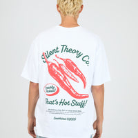 SILENT THEORY HOT STUFF TEE - WHITE