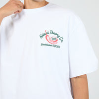 SILENT THEORY HOT STUFF TEE - WHITE