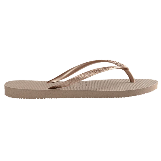 HAVAIANAS SLIM METALIC ROSE GOD