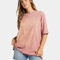 BILLABONG SURF COALITION SS TEE - DARK CORAL