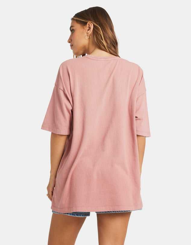 BILLABONG SURF COALITION SS TEE - DARK CORAL