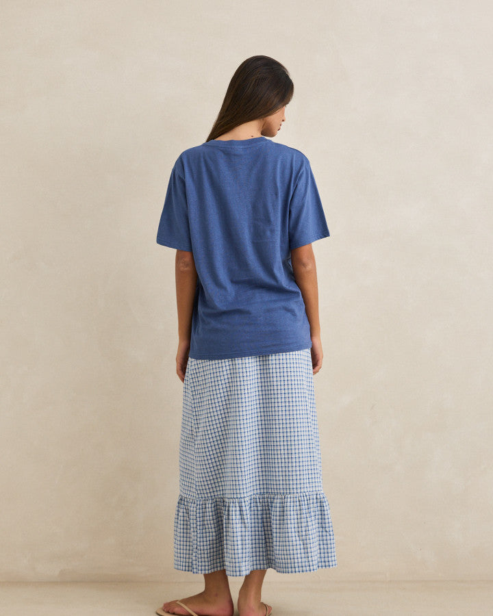RHYTHM ISLAND OVERSIZED TEE - INDIGO