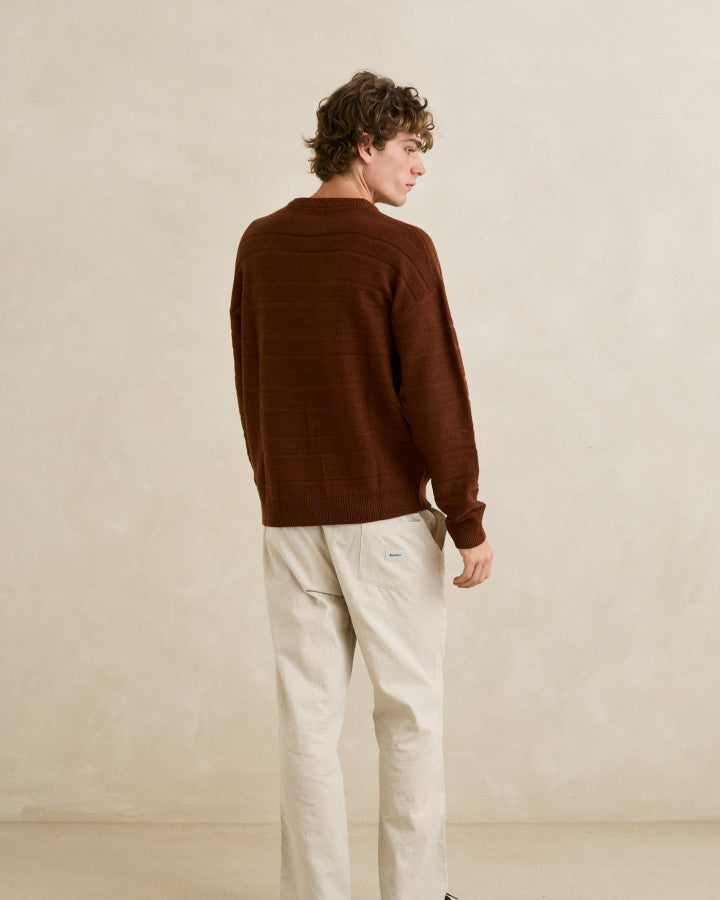 RHYTHM JACKSON KNIT - CHESTNUT
