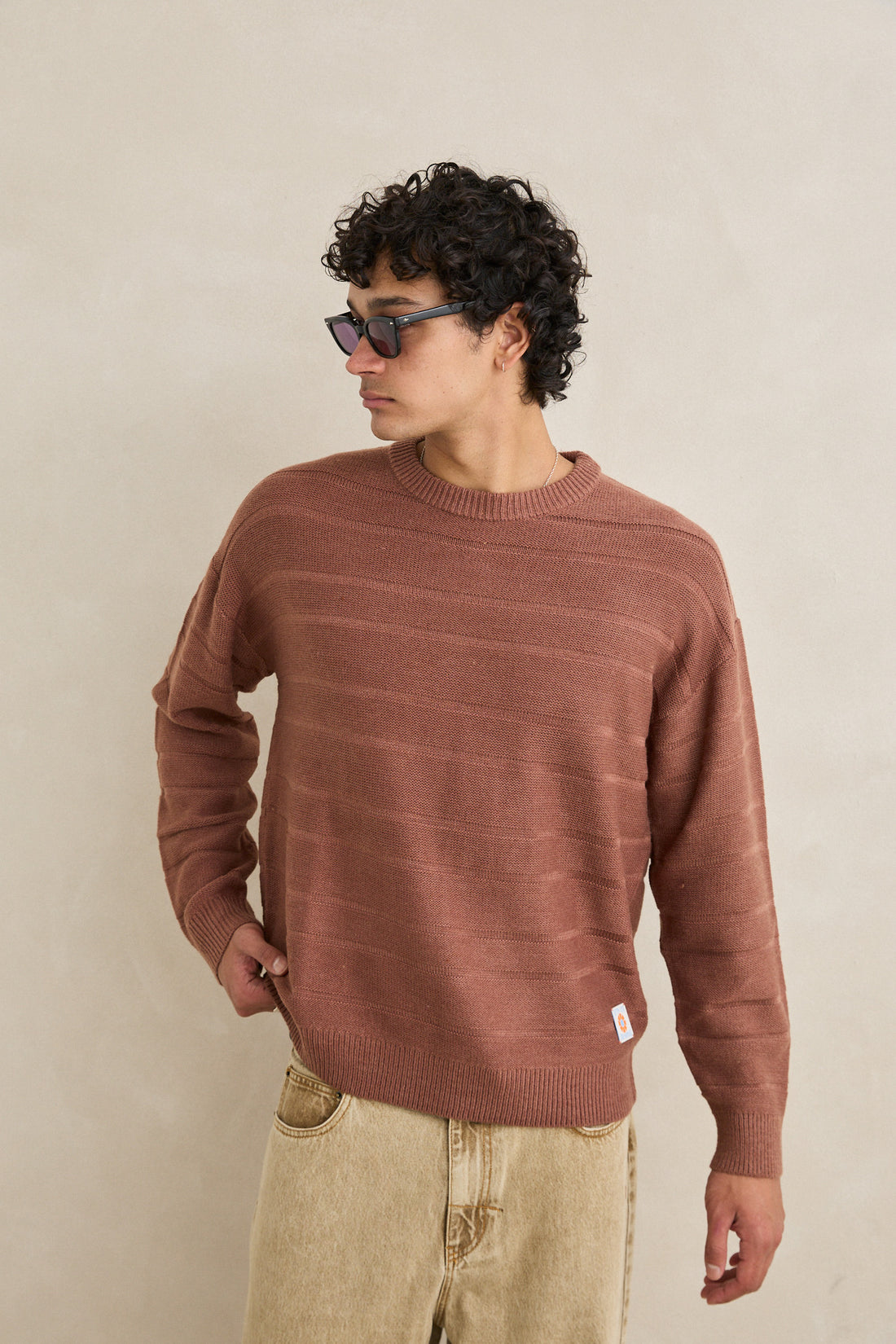 RHYTHM JACKSON KNIT - VINTAGE CLAY