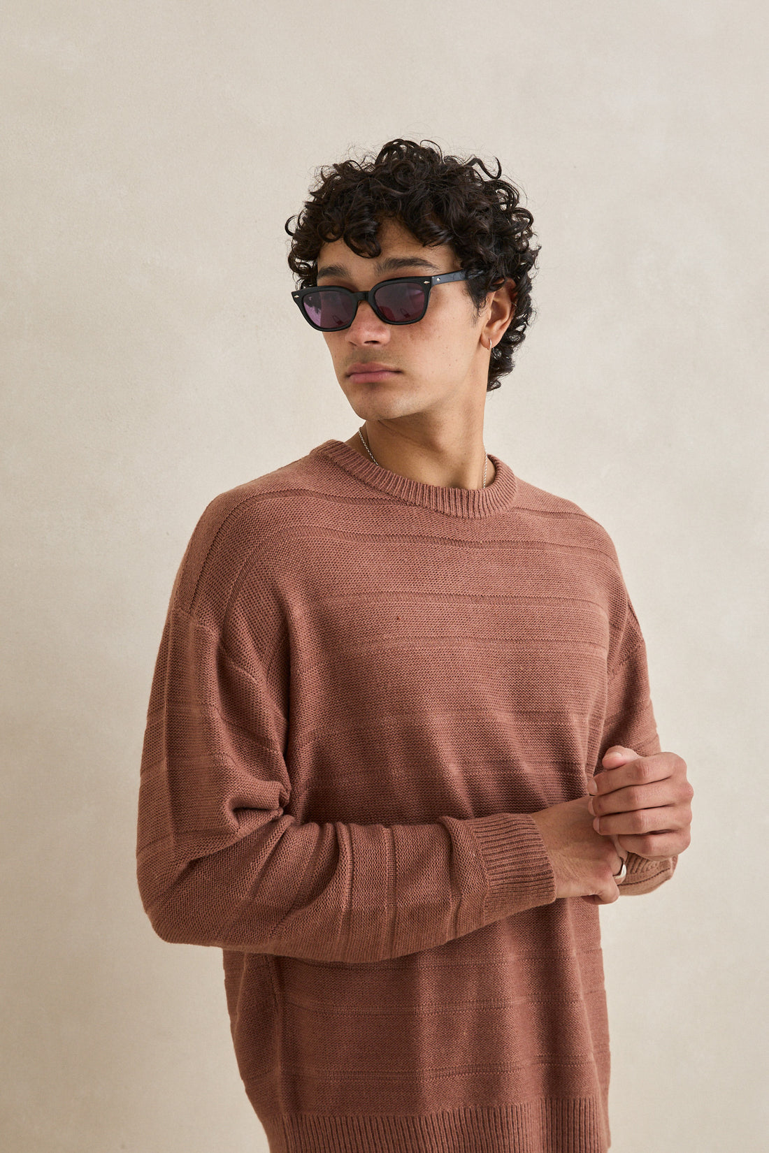 RHYTHM JACKSON KNIT - VINTAGE CLAY