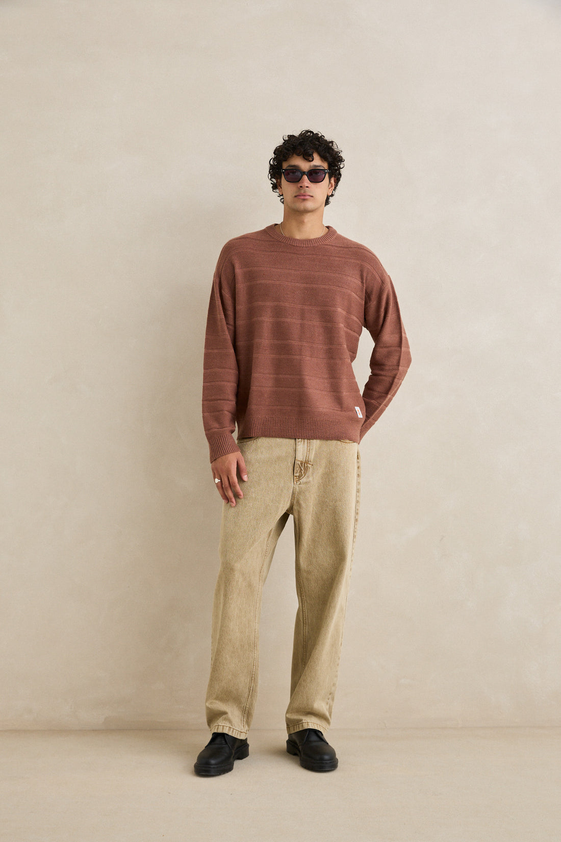 RHYTHM JACKSON KNIT - VINTAGE CLAY