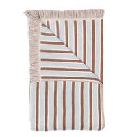 LAYDAYS LAGUNA BEACH TOWEL- SKY BLUE & MOCHA